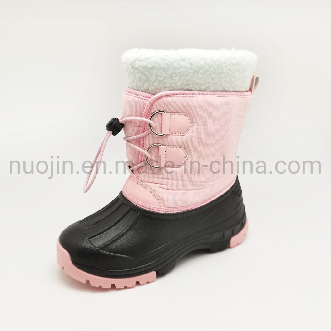 2020 Best Sell Pink Nice Look Full Size Range Kids Children Winter Snow Boots for Girl
