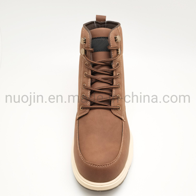 Work Safety Men Shoes Wear-Resistant Leather Upper Outdoor Ankle Boots