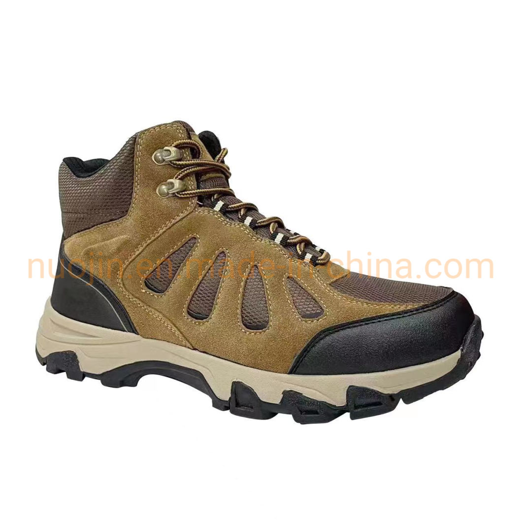 Cow Suede Safety Boot for Men Hiking Shoes Safety Shoe Work Boots Boots with High Quality