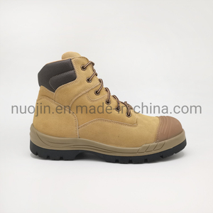 Men′s Work Boots Safety Shoes Outdoor Shoes Steel Toe Anti Smash Leather Man Safety Shoes