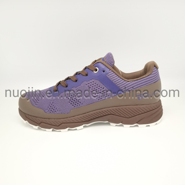 Women′ S Outdoor Breathable Sports Shoes Non-Slip Lace-up Hiking Shoes