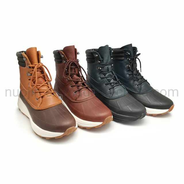 Mens Leather Safety Work Boots