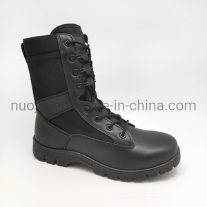 Safety Boots Genuine Leather for Men Steel Toe Breathable Non-Slip Anti-Static for Work Safety Shoes