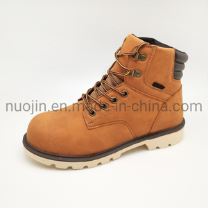 Mens Industrial Steel Toe Safety Work Boots Antistatic safety Shoes Leather Working Shoes