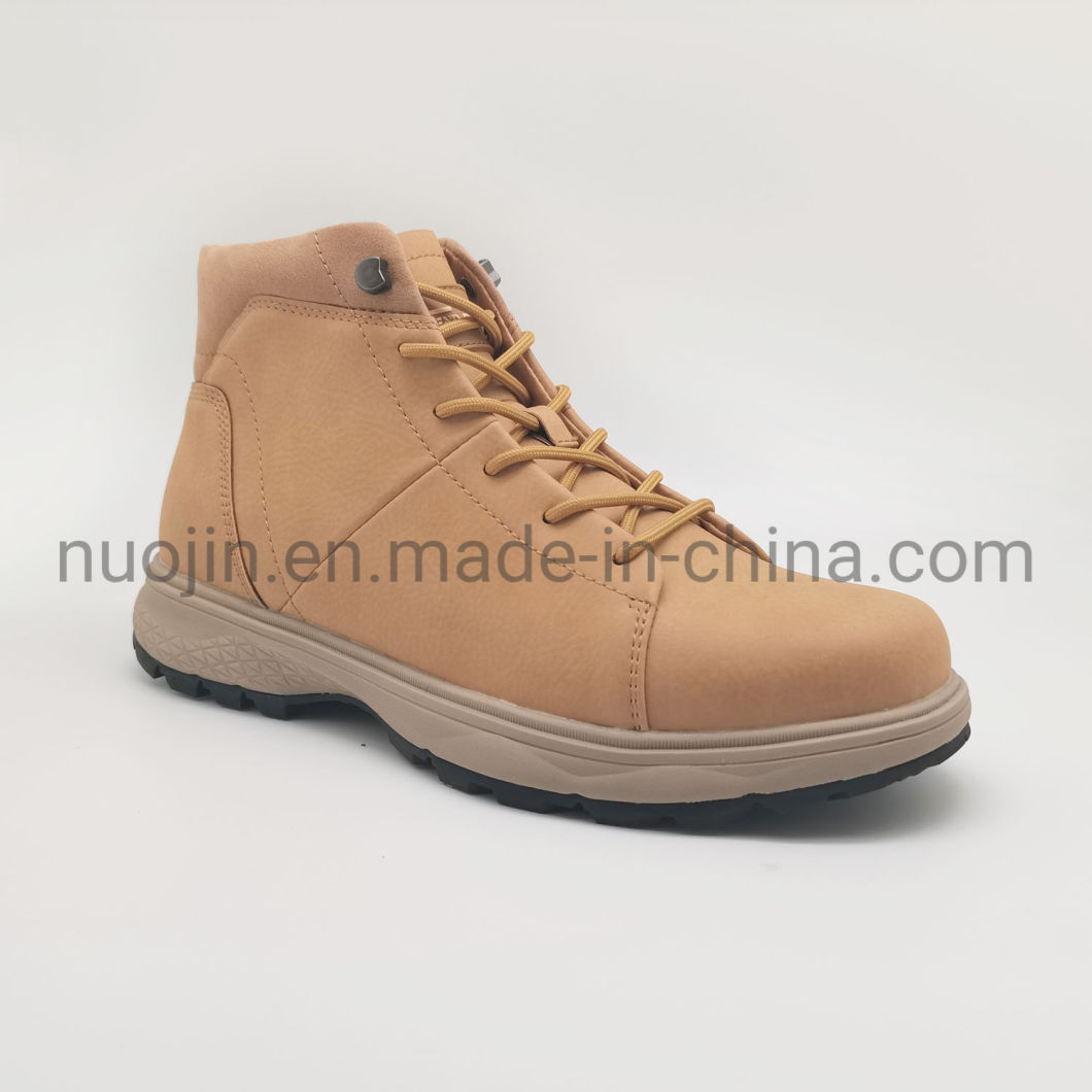 Custom Casual Lace-up Synthetic Leather Boots Hiking Casual Ankle Men′ S Boots