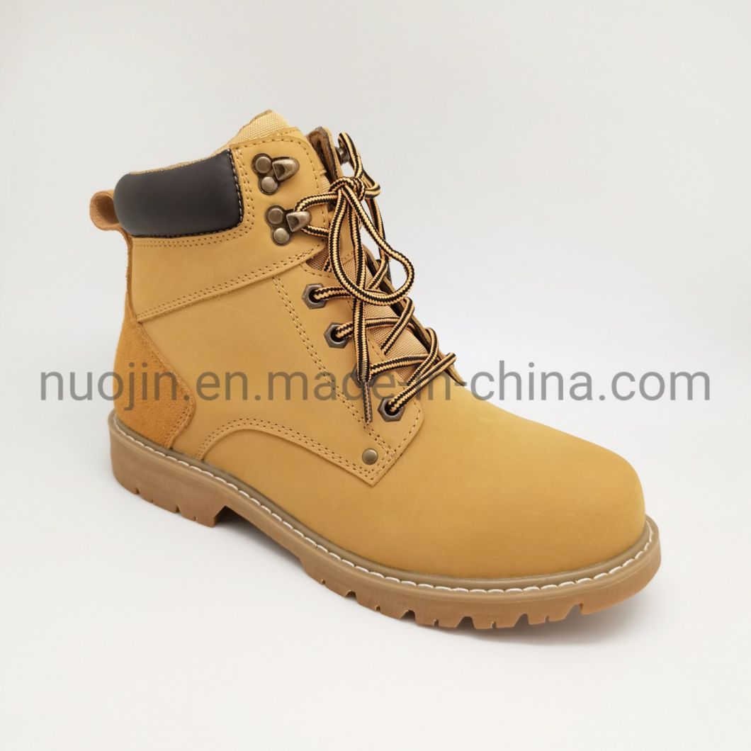 New Style Safety Shoes Men Boots for Work Leather Outdoor Shoes Comfortable Casual Boots
