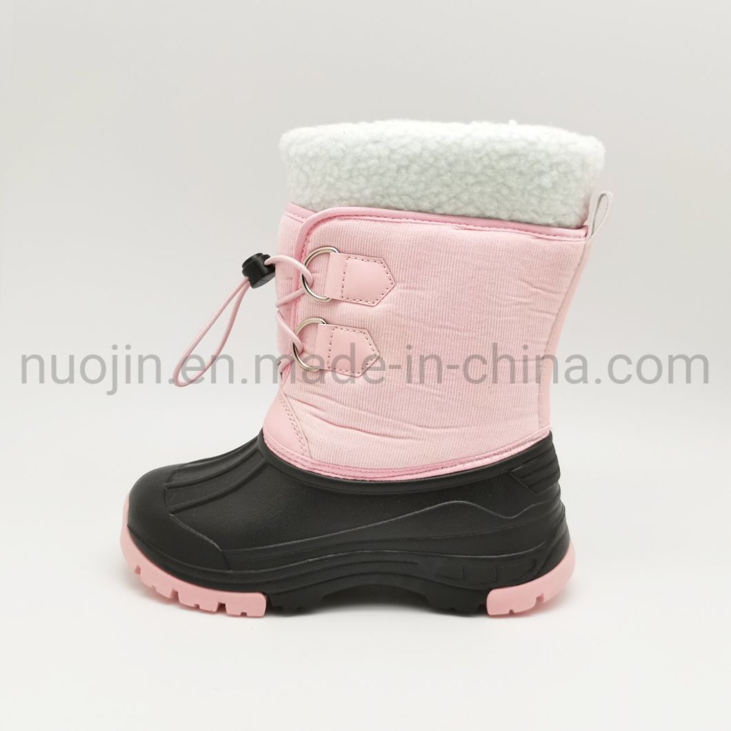 2020 Best Sell Pink Nice Look Full Size Range Kids Children Winter Snow Boots for Girl