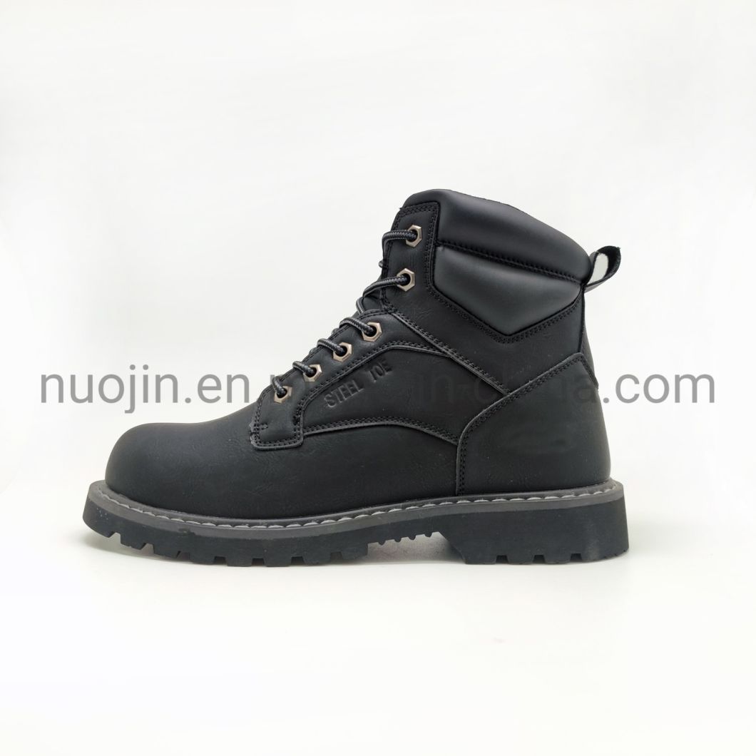 Safety Shoe with Steel Toe for Men Safety Boots Non-Slip Rubber Outsole Work Shoes Industrial Construction Work Boot