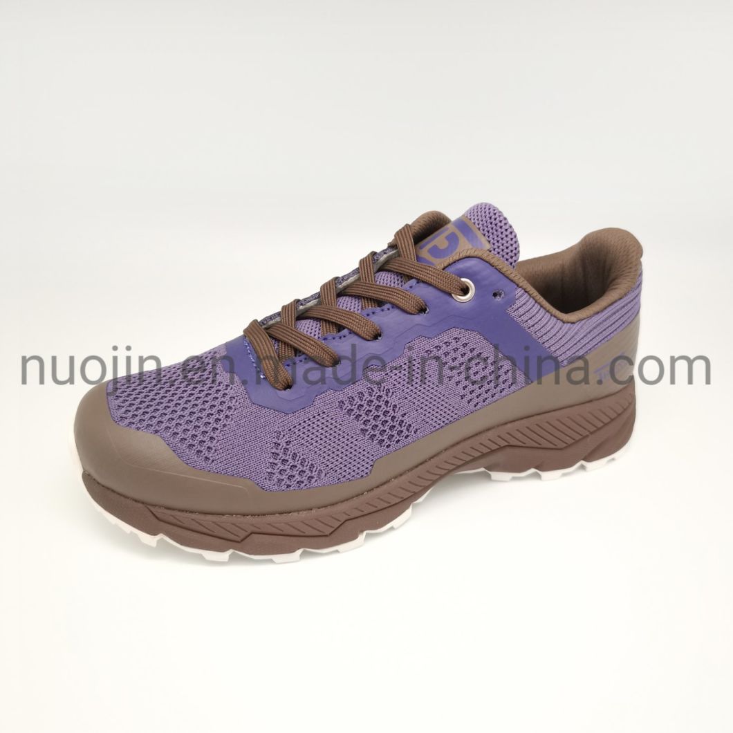 Women′ S Outdoor Breathable Sports Shoes Non-Slip Lace-up Hiking Shoes