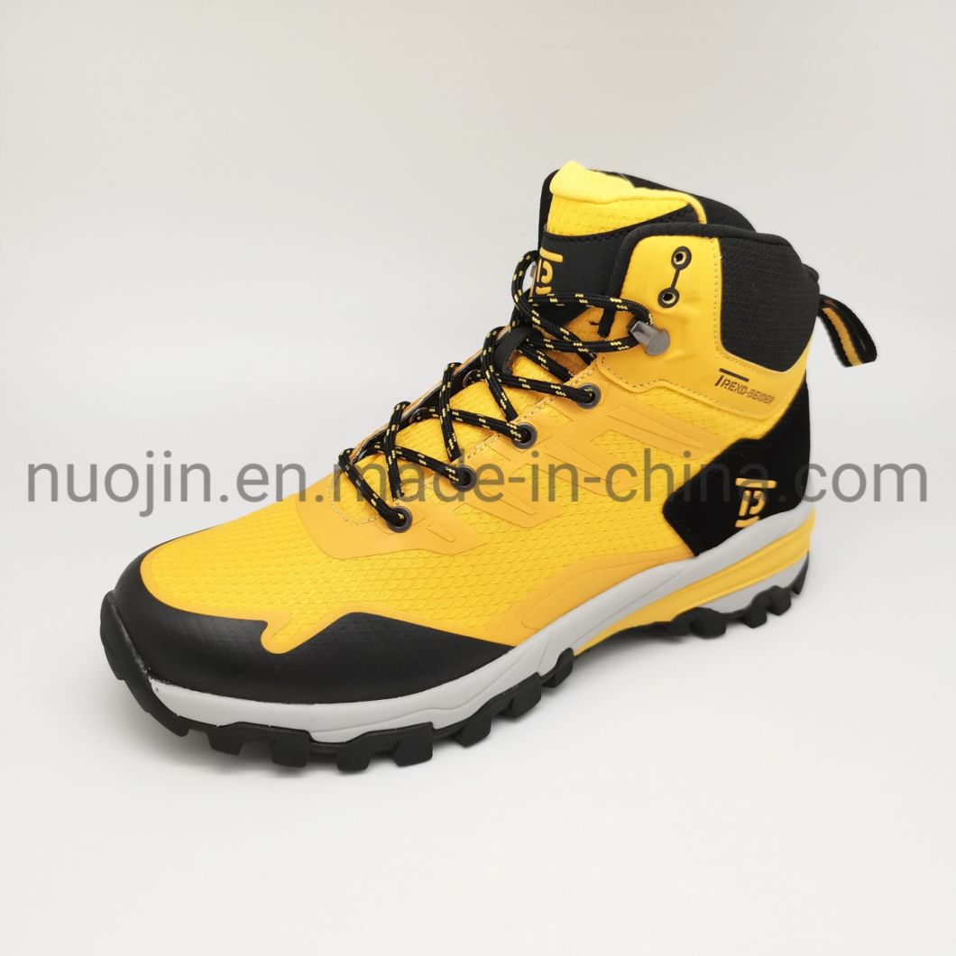 OEM Trendy Leather Shoes Non Slip Breathable Men Shoes Boots Trekking Boots Waterproof Hiking Shoes for Men