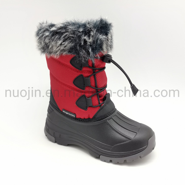 Kids Snow Shoe Fur Lining Children′ S Snow Boots
