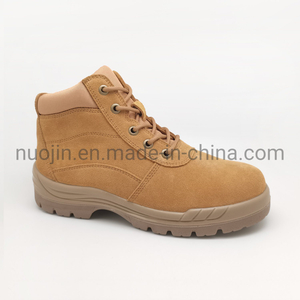 High Quality Cow Suede Work Boots Tactical Boots Steel Toe Safety Shoes for Men