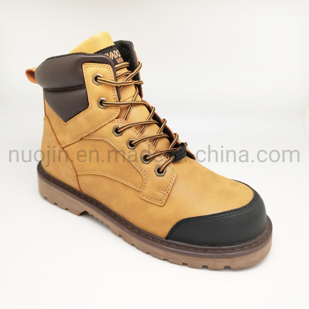 Men′ S Steel-Toed Work Boots Safety Shoes Casual Breathable Outdoor Shoes Anti Puncture Comfortable Industrial Work Boots